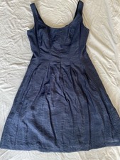 Blue Nine West Cocktail Dress Size 4, Fit And flare, lined