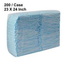 200 Underpads 23 x 24 House breaking Dog PEE Pads Puppy House Training Bed Pads