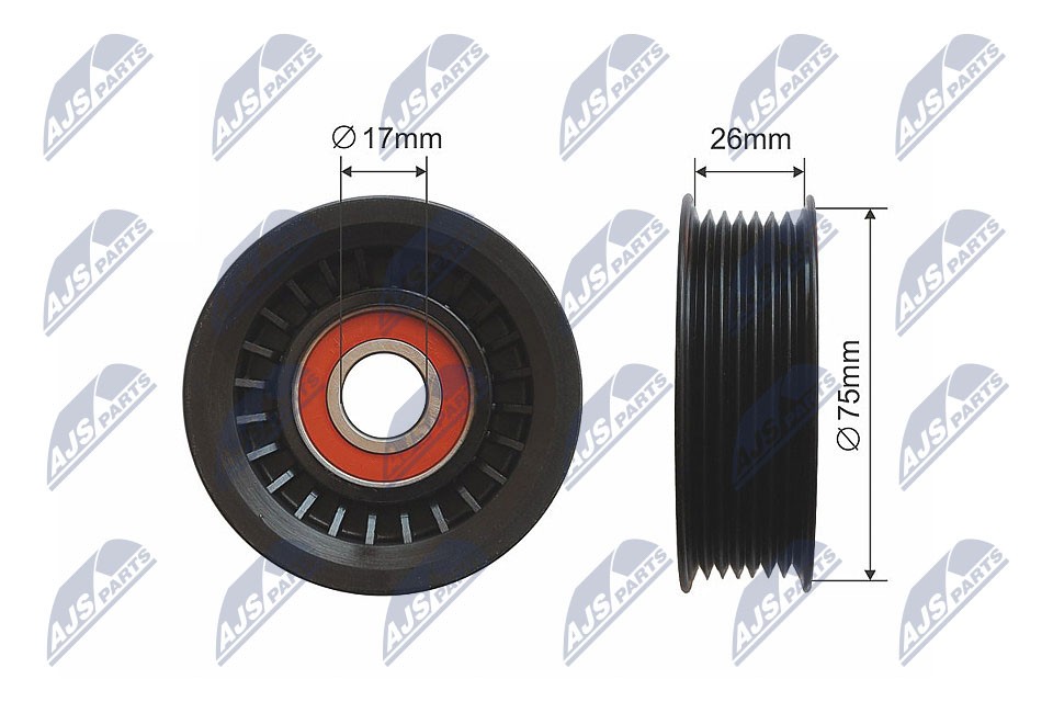 RNK-CH-033 NTY Tensioner Pulley, V-belt for JEEP - Image 6