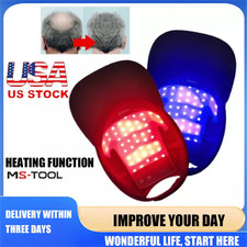 660nm Red LED Light Therapy Hat Hair Regrowth Hair growth Anti-Hair Loss Cap US