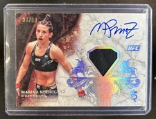 2025 Topps UFC Royalty Marina Rodriguez Relic Signatures Jersey Auto #/99
