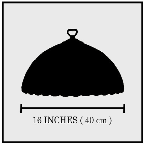 Tiffany style 16 inch Stained Glass Shade only For Pendant/Ceiling & Table - Picture 4 of 9