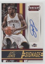 2014-15 Panini Threads Signage 110/199 James Jones #10 Auto tx8