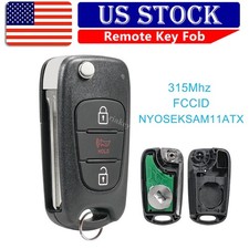 3 Button Flip Remote Car Key Fob Ny0seksam11atx For 2010 2011 2012 2013 Kia Soul 3 Button Flip Remote Car Key Fob Ny0seksam11atx For 2010 2011 2012 2013 Kia Soul