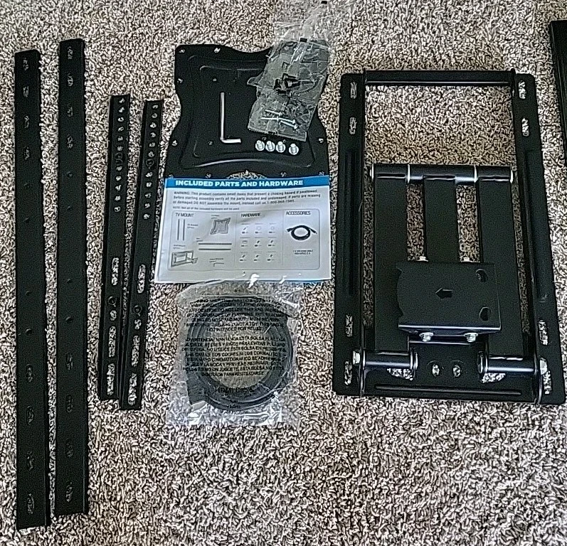 Wall Mount For 19" to 84" TV Supports 132lbs Some Missing Screws & Washers - Image 2 of 4