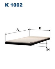 FILTRON Innenraumfilter K 1002 Partikelfilter für OPEL COMBO TIGRA S93 CORSA 12V