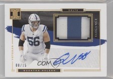 2021 Panini Impeccable Elegance Veteran Gold 8/15 Quenton Nelson Patch Auto 0t1