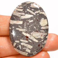 Natural Chinese Writing Jasper Oval Cabochon Gemstone 60 Ct. 40X28X5 mm A-37000