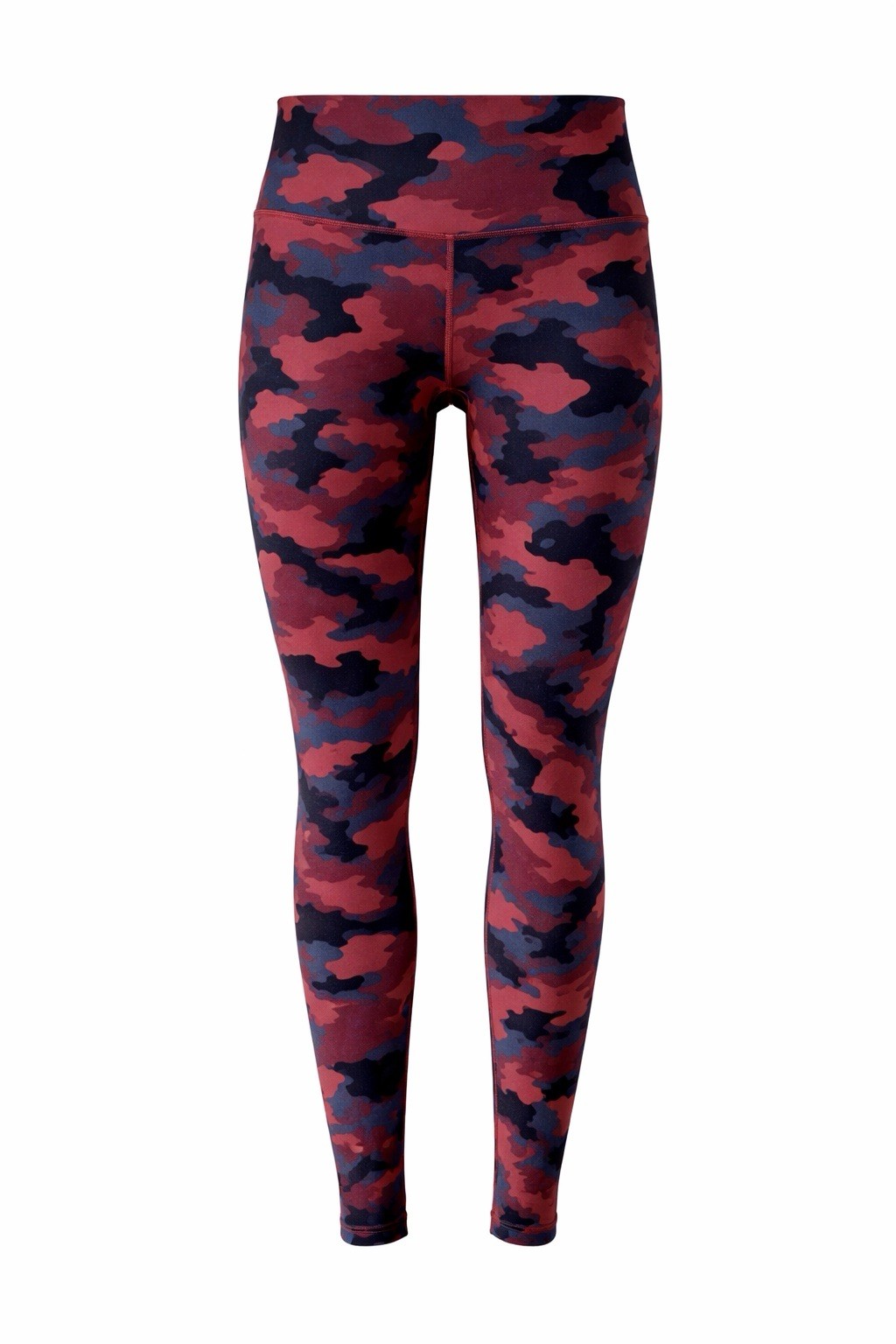Lululemon Camo Leggings High Rise Yoga Pants Red Black Size 8 Athletic