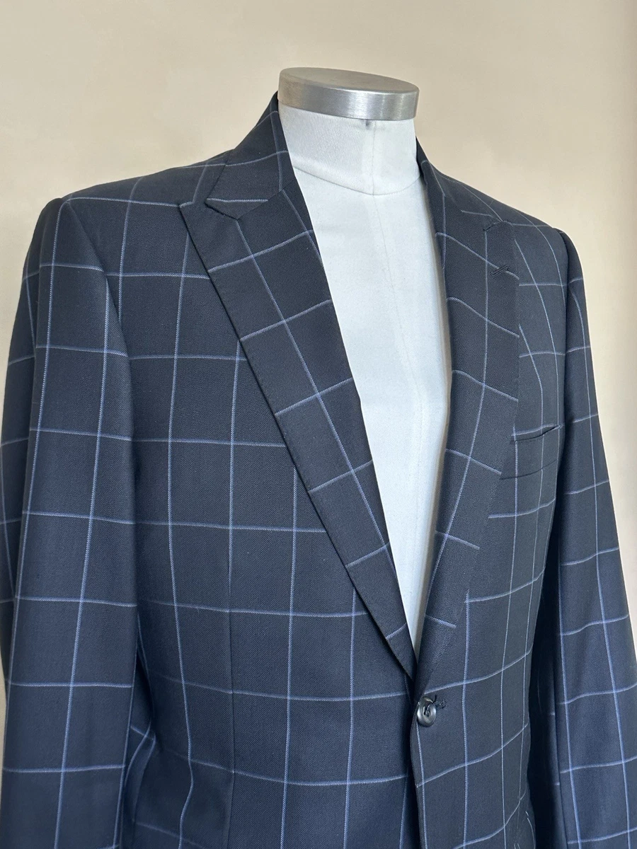 HOLLAND & SHERRY ブルーグレー ビジネスジャケット Holland & Sherry Suits & Blazers for Men for sale - eBay