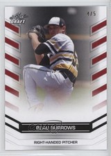 2015 Leaf Draft Exclusive Red 4/5 Beau Burrows #06 q3g