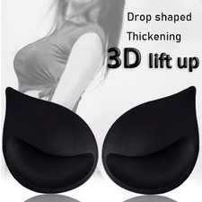 2PCS Women Bra Top Push Up Bra Pads Inserts Sponge Breast Enhancers Bikini Pads