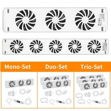 Energy Saving Radiator Fan with / without thermostat Smart Air Fans 1/2/3 Sets