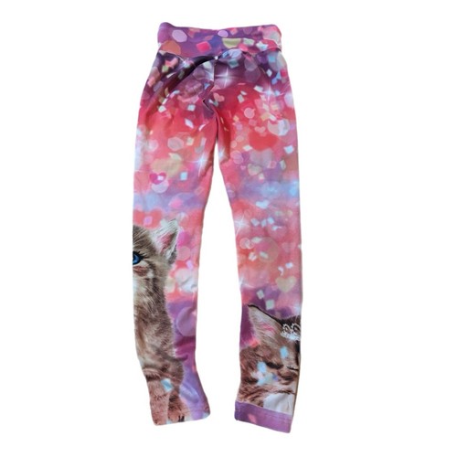 Colorful Cat Print Leggings - Picture 2 of 5