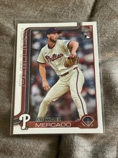 62545 2025 Topps Series 2 RC Michael Mercado Philadelphia Phillies