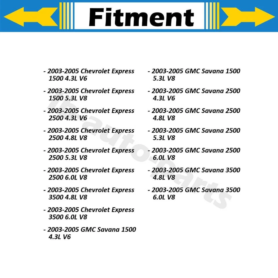 Cable de freno de estacionamiento delantero trasero Dorman 3x para GMC Savana 2500 2003-2005 4,3 L Foto 2 de 4