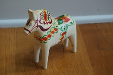Swedish Dala 6" wooden Horse Akta Dalahemslojd Olsson