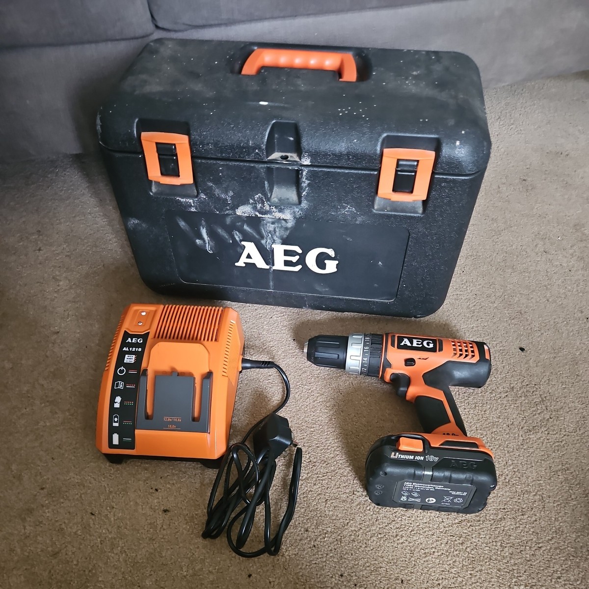 AEG 18v Cordless Combi Hammer Drill BSB18G Li Naked Bare Unit for