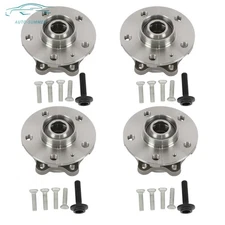 Set of 4 Front or Rear Wheel Bearing and Hub Assy For Audi A4 A5 A6 Q5 S4 S5 S6