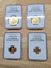 1988 W & P 4-COIN SET $50 $25 $10 $5 GOLD EAGLE NGC PF70 Ultra Cameo