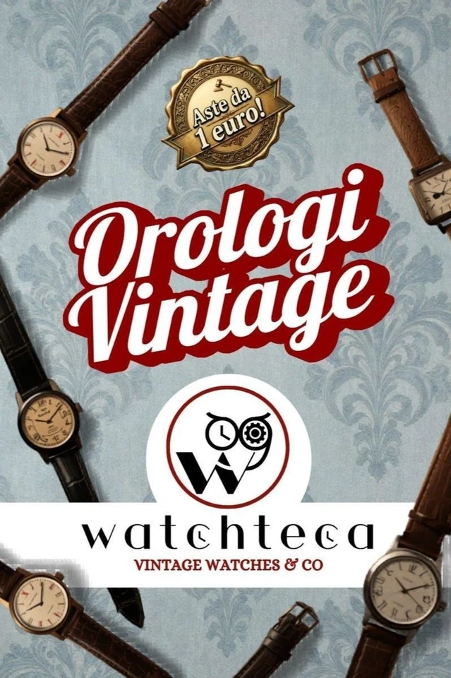 ASTA DI OROLOGI VINTAGE A PARTIRE DA 1€!