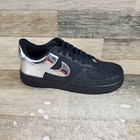 Nike Air Force 1 Low Retro All-Star Mens Shoes Sz 10.5 Black Lace Up Sneakers