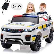 Kids Ride On Police Car Ride on Toy w/ Remote Control 12V Electric Car Kids Toy