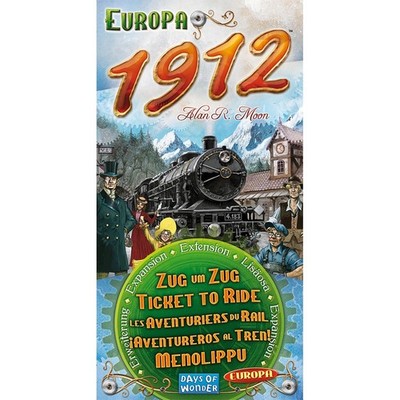 Europa 1912 Expansion Ticket To Ride Europe Board Game Days Of Wonder DOW7211