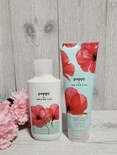 Bath Body Works Poppy Body Wash Body Cream Set