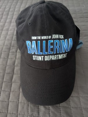 From The World Of John Wick BALLERINA Stunt Department Cast & Crew Black Hat 