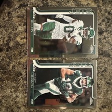 2025 Topps Chrome Braelon Allen Silver Refractor #240 Jets & Allen Lazard #236