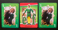 Swap Playing Cards   ELF   Will Ferrell  LOT OF 2   BLACK KINGS