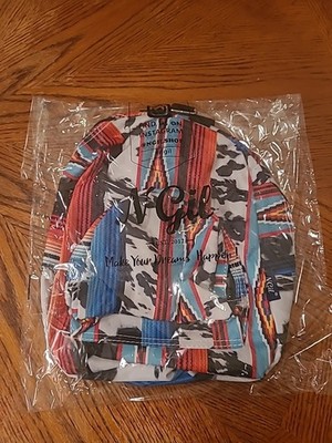 NGIL Multi Color Mini Backpack 11'' H X 10'' L Brand New!