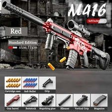 M416 Toy Gun Rifle Sniper Pistol Blaster Soft Bullet Launcher .