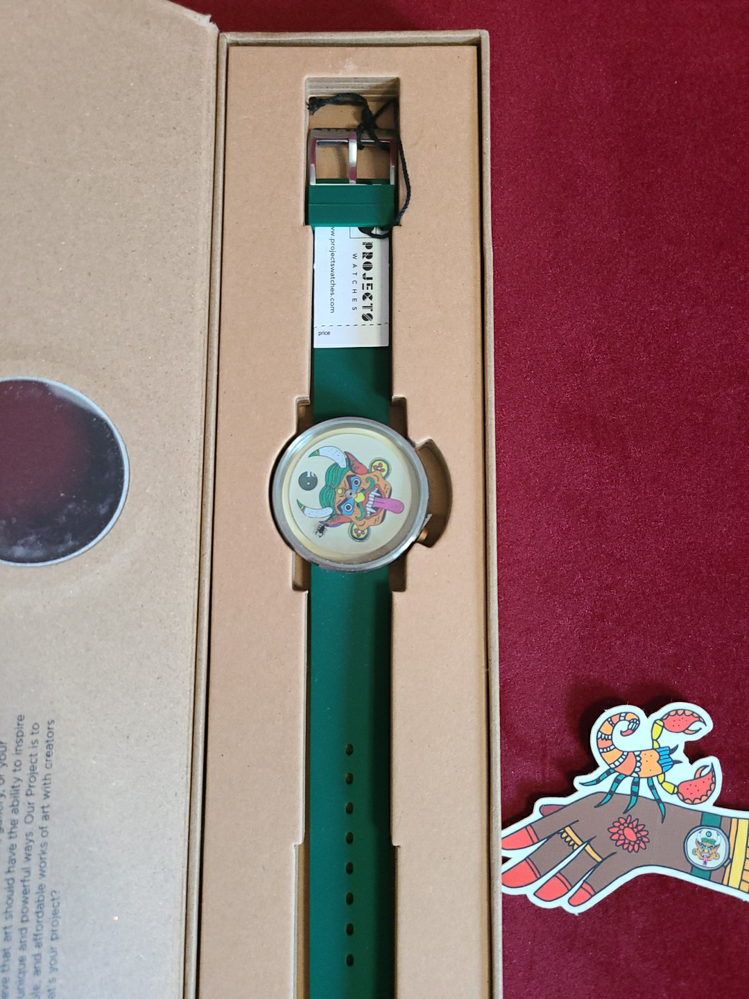 Projects Watches "Nazar Battu" 40mm Silicone Band Watch PJT-7570