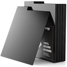Facmogu 20PCS Vinyl Record Dividers, Heavy Duty 12" LP Record Dividers, 33 RP...