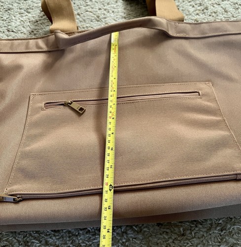 NWT BEIS The Travel Tote Camel Luggage Bag Crossbody Strap Minimalist Unisex - Picture 8 of 22