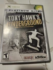 Tony Hawk's Underground Xbox Platinum Hits, Manual, Multiplayer, Activision