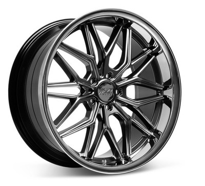 1 New 20x9.5 XXR 586 Chromium Black Chrome Lip Wheel 5x4.5 ET35 CB73.1