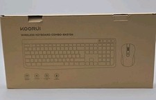 KOORUI Wireless Keyboard  Mouse Combo BK0104   2.4GHz   New in Box