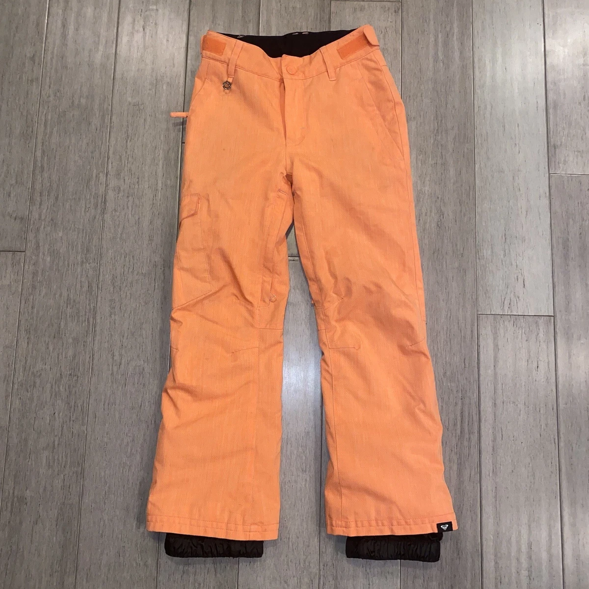 Roxy Pants Ski Snowboard Snow Suit Dry Flight Orange Girls Kids Youth Medium