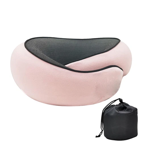 Neck Travel Pillow Memory Foam Neck Pillow Comfort Compact Ergonomic for Travel - Picture 16 of 26