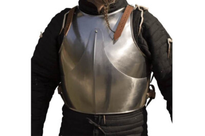 Steel Milanese Medieval Cuirass Knight Breastplate Warrior Chest Jacket Armor