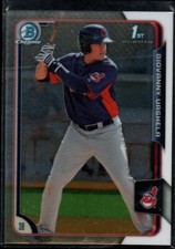 (2) 2015 Bowman Chrome Prospect #BCP11 Giovanny Urshela LOS ANGELES ANGELS RC 34