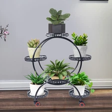 6 Tier Metal Plant Stand Outdoor Indoor Flower Pot Rack Display Shelf Garden  US