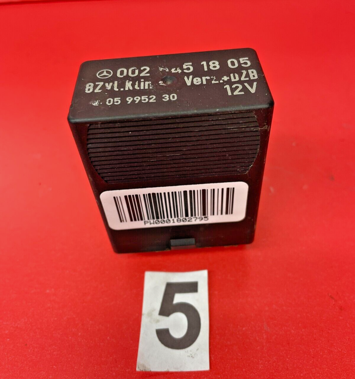 729 Bosh A/C Compressor Relay 0025451805/89840885 OEM Replacement-image