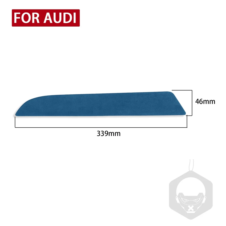Suede Blue Co-pilot Dashboard Panel Cover Trim For Audi A4 B8 A5 Q5 2009-2017 - Image 3 of 4