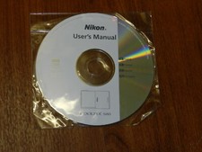 New Nikon OEM Genuine CD with User's Guide Instructions Manual for Coolpix S80