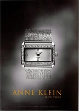 2004 • ANNE KLEIN Watch print ad • 2000s Y2K FASHION ADV-94