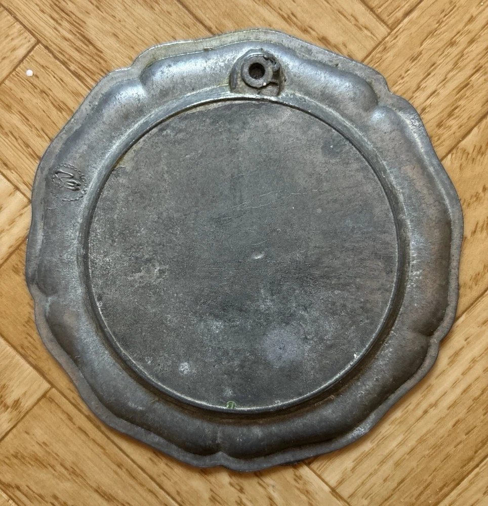 kleiner Zierteller mit Blumen ca. 10 cm, Untersetzer, Vintage